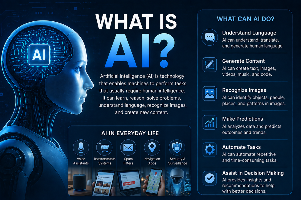 What is Artificial intelligence? what is AI what can AI do??