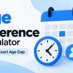 The Age Difference Calculator lets you compare the dates of birth of two people. Enter both dates of birth to calculate the exact age difference between them in years, months, and days. This can be useful for finding the age gap between two people.