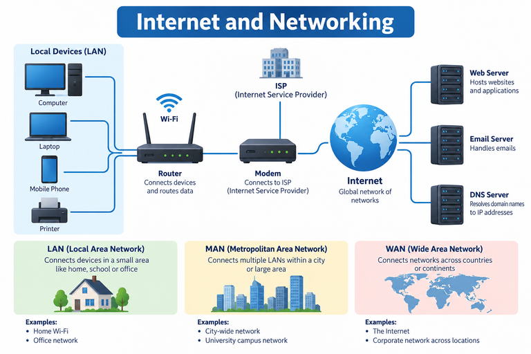 internet and networking details