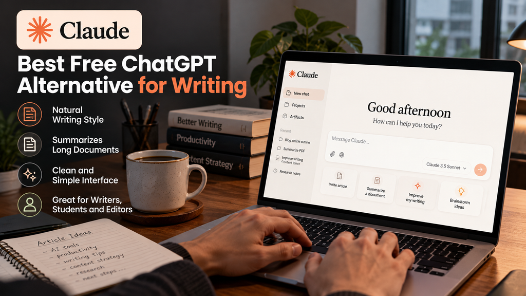 claude for free writting