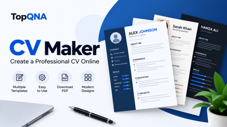 Online CV Maker | Create a Professional CV Easily