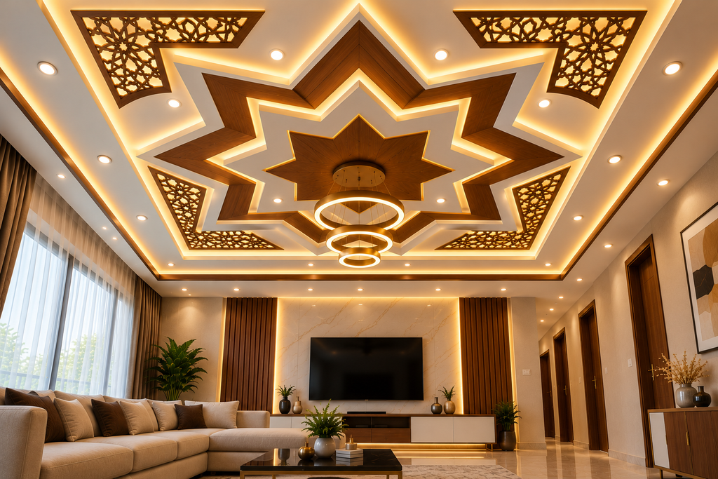 Star Shape Ceiling Design