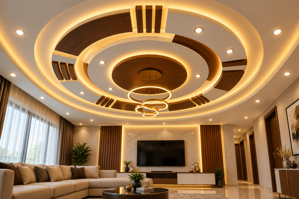 Circular Modern Ceiling Design