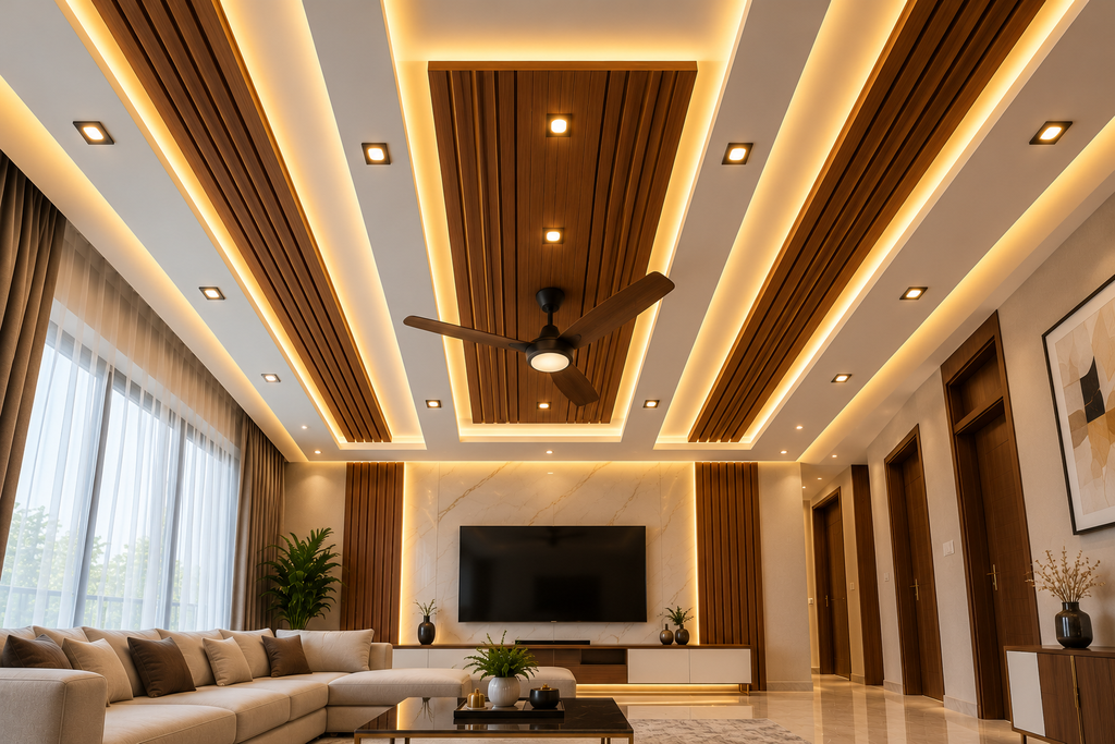 Linear Strip Ceiling Design